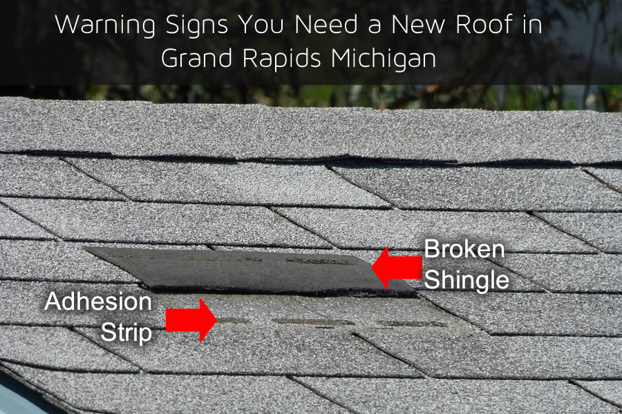 Warning Signs You Need a New Roof in Grand Rapids Michigan